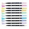 Set Dual Brush Tombow Pastel x 10 colores - Imagen 2
