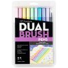 Set Dual Brush Tombow Pastel x 10 colores